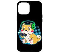 Cute Shiba Inu Dog Video Gamer Gaming Case for iPhone 12 Pro Max