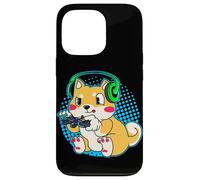 Cute Shiba Inu Dog Video Gamer Gaming Case for iPhone 13 Pro