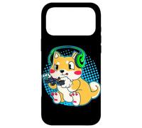 Cute Shiba Inu Dog Video Gamer Gaming Case for iPhone 17 Pro Max
