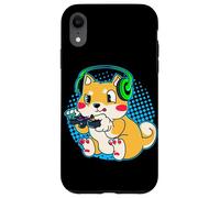 Cute Shiba Inu Dog Video Gamer Gaming Case for iPhone XR