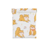 Cute Shiba Inu Dogs Pattern, Squeeze Top Wallet Women Storage Bag Small Coin Purse Change Pouch