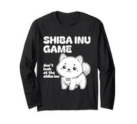 Cute Shiba Inu Game Girls Women Kids Funny Kawaii Stuff Long Sleeve T-Shirt