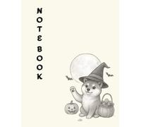 Cute Shiba Inu Halloween Notebook | Witch Hat Pumpkin Journal Softcover Paperback 120 Pages, 8.5x11: 120 Pages, 8.5x11: Softcover, Paperback for Writing, 120 Pages, 8.5x11