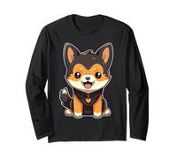 Cute Shiba Inu - Kawaii Dog Style Long Sleeve T-Shirt