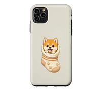 Cute Shiba Inu Puppy in Cozy Baby Sock Doggo Cutecore Design Case for iPhone 11 Pro Max