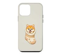 Cute Shiba Inu Puppy in Cozy Baby Sock Doggo Cutecore Design Case for iPhone 12 mini