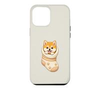 Cute Shiba Inu Puppy in Cozy Baby Sock Doggo Cutecore Design Case for iPhone 12 Pro Max