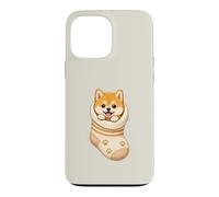 Cute Shiba Inu Puppy in Cozy Baby Sock Doggo Cutecore Design Case for iPhone 13 Pro Max