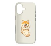 Cute Shiba Inu Puppy in Cozy Baby Sock Doggo Cutecore Design Case for iPhone 17