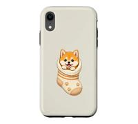Cute Shiba Inu Puppy in Cozy Baby Sock Doggo Cutecore Design Case for iPhone XR