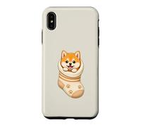 Cute Shiba Inu Puppy in Cozy Baby Sock Doggo Cutecore Design Case for iPhone XS Max