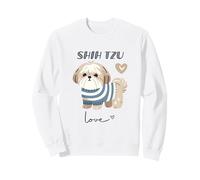 Cute Shih Tzu Puppy Dog Lover Adorable Canine Design Sweatshirt