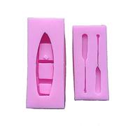 Cute Ship Boat Oars Pendant Silicone Resin Casting Mold 3D Sail Boat Mold Tools Epoxy Resin Mould,Blossom Casting Crafts DIY Resin Moulds
