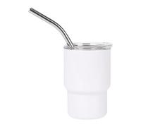 Cute Shot Glasses - 90 ml Sublimation Shot Glasses with Straw, Stainless Steel Bottles for Coffee Spirits Whisky Cocktail & Wedding & Party Decoration