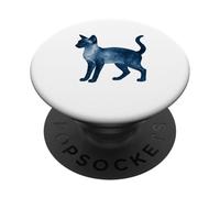 Cute Siamese Cat Lover Kitten Pet Owner PopSockets Adhesive PopGrip
