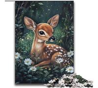 Cute Sika Deer Puzzles for Adults Teens 2000pc Puzzle, Educational Stress Relief Toy for Is Ideal As A Gift for The Whole Family (70x100cm)
