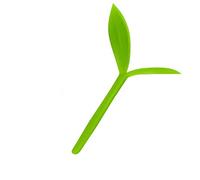 Cute Silicone Bookmark with Sprouting Leaf Shape Pack of 6 Fashion Book