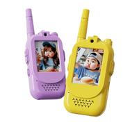 Cute Silicone Rabbite Cover For Video Walkie Talkies,2 Pack Rechargeable Video Talkies Intercom Walkies Kids Cover,Shockproo
