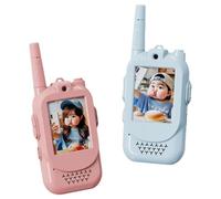 Cute Silicone Rabbite Cover For Video Walkie Talkies,2 Pack Rechargeable Video Walkies Intercom Cover,Shockproo Talkies Kids
