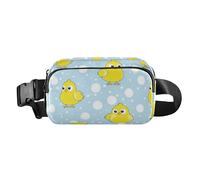 Cute Simple Chicks Yellow Fashion Crossbody Bag Waist Packs for Women Men Large Capacity Bum Bag Belt with Adjustable Strap for Travel Vacation Running