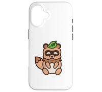 Cute & Simple Tanuki Case for iPhone 16