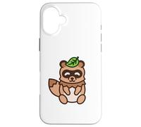 Cute & Simple Tanuki Case for iPhone 16 Plus