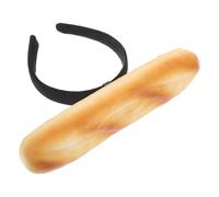 Cute Simulation Bread Sandwich Headband - Soft Food Style Headband, Comfortable Plush Hair Accessory | Cosplay Party Food Headpiece, Novelty Dessert Inspired Headwear for Cosplay, Spa,