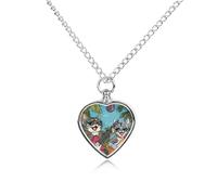 Cute Singing DJ Disco Cat Personalized Pet Urn Necklace Keepsake Urn Pendant Cremation Jewelry Gifts for Dog Cat Lover
