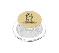Cute Singing Frog Funny Vocalist Music Lover Karaoke PopSockets PopGrip for MagSafe