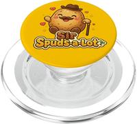 Cute Sir-Spuds-a-Lot Kawaii Potato Pal Novelty Graphic Tee PopSockets PopGrip for MagSafe