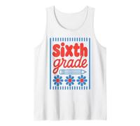 Cute Sixth Grade Teacher Classroom Back to Elementary School Tank Top