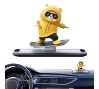 Cute Skateboard Bear Car Dashboard Ornament - Funny Skater Bears Decoration For Car Interior | Cars Accessories Skateboard Bear, Sliding Action, Perfect Gift For Driver