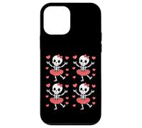 Cute Skeleton Ballet Dancer with Hearts - Spooky Goth Tutu Case for iPhone 12 mini