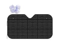 Cute Skeleton Dancing Car Sunshade Universal Heat Insulating Sunshade For Windshield Easy Storage & Strong Suction For All Car Models