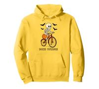 Cute Skeleton On A Bike Bone Voyage Pullover Hoodie