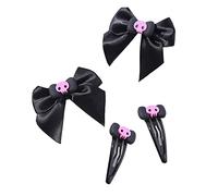 Cute Skull Bowknot Shape Hairpin Hot Girl Spring Summer Ponytail Bangs Hair Clip for Women Birthday Gift Friend