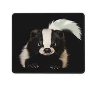 (Cute Skunk) Printed Mousepad 7 x 8.6 in, Waterproof Non-Slip Mouse-Pad Rubber Base for Laptop Desktop Mat for Home Office Desk Decor