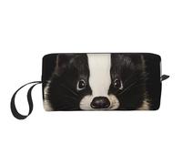 Cute Skunk Printed Travel Makeup Bag Portable Cosmetic Bag Makeup Case Toiletry Handbag Organiser for Women