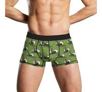 Cute Skunks Mens Boxers Briefs Printed Trunks Short Pants Underwear Sports Gym Underpants Style1922