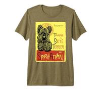 Cute Skye Terrier Dog Art Isle of Skye Terrier Gift Premium T-Shirt
