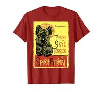 Cute Skye Terrier Dog Art Isle of Skye Terrier Gift T-Shirt