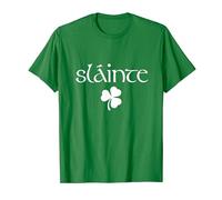 Cute Slainte Womens Irish Trendy St Patrick's Day Lucky T-Shirt