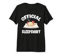 Cute Sleeping Axolotl Sleepshirt Premium T-Shirt