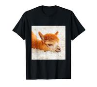 Cute Sleeping Baby Alpaca Llama Animal Value Graphic T-Shirt
