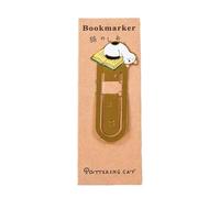 Cute Sleeping Cat Metal Bookmark for Cat Lovers Book Marker Lovely School Office and Home Supplies,Book Covers Book Accessories