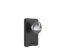 Cute Sleeping Fox On Cloud Moon | Kawaii Nursery Aesthetic PopSockets PopWallet for MagSafe