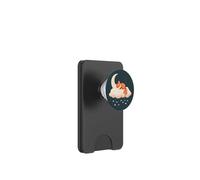 Cute Sleeping Fox On Cloud Moon | Kawaii Nursery Aesthetic PopSockets PopWallet for MagSafe