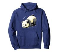 Cute Sleeping Giant Panda German Quote Pullover Hoodie