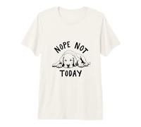 Cute Sleeping Labrador Who Wants to Do Nothing Today Premium T-Shirt