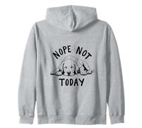 Cute Sleeping Labrador Who Wants to Do Nothing Today Zip Hoodie